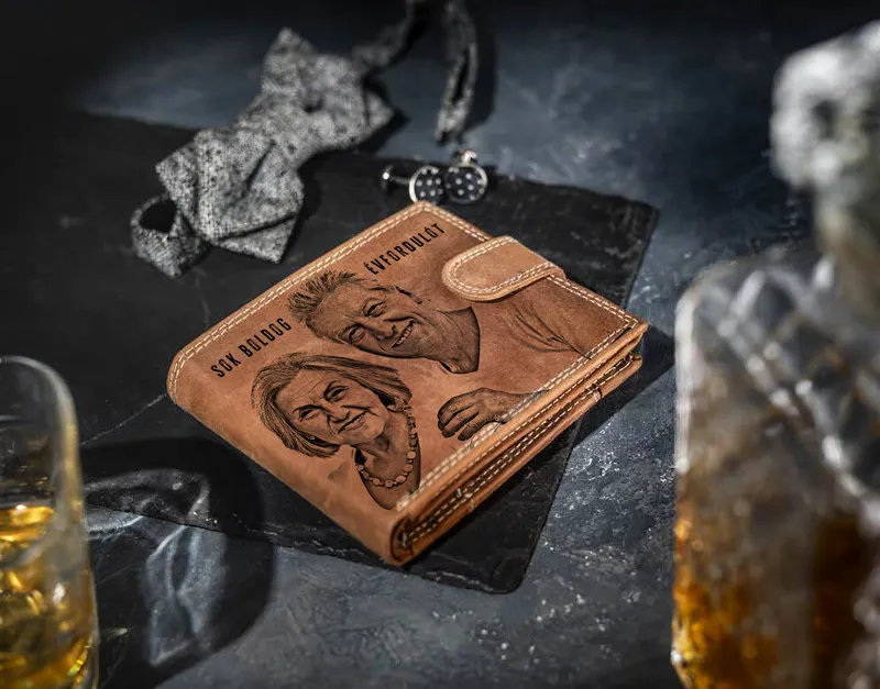 Limitált kiadású bőr pénztárca